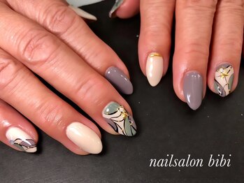 ネイルサロン ビビ(bibi)/大人なアートネイル