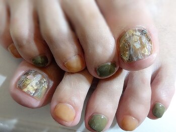 アミュリー ネイル アトリエ(Amury nail atelier)/シアー シェル 大人 上品