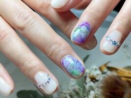 夏色ニュアンスフラワーで涼しく