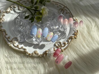 スリー(THREE)/[3月]シンプル定額デザイン