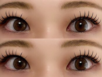 ポワール アイラッシュ(POIRE eyelash)の写真/韓国風束感も★抜群のキープ力で可愛いが長モチ◎フラットラッシュ120本￥4,840【コーティング/オフ付き】