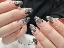 コラールネイル 本町(Colar Nail)/大人モノトーン