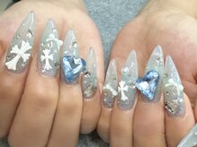 エムネイル(Ｍ)/夏 ブルーネイル