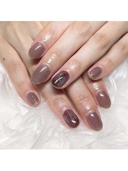 オーク アイラッシュアンドネイル たまプラーザ(OAK)/ワンポイントニュアンス♪