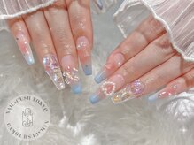 ネイルズガッシュトウキョウ 横浜西口店(NAILsGUSH TOKYO)/チークネイル/オーロラ