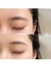 エル 薬院店(Eru)/ナチュラル平行眉！