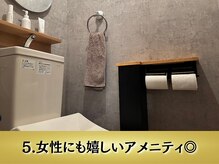 メディカルヘッド/5.女性にも嬉しいアメニティ◎