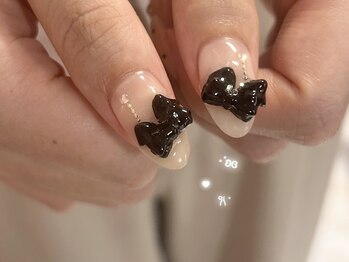 エマネイル プラス キハクヤ 梅田店(EmaNail+KIHAKUYA)/リボンパーツ