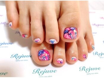 リジュベ(Rejuve)/カラフルフットネイル☆