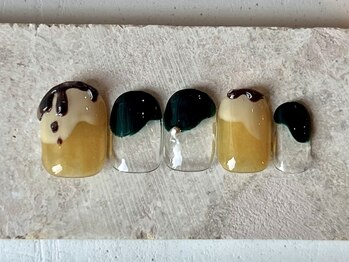 カラ ネイル 中津店(calla nail)/レトロ喫茶のプリン