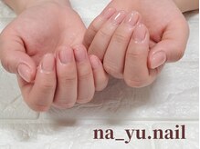 ナユネイル(na_yu.nail)/自爪風クリアネイル 65/65