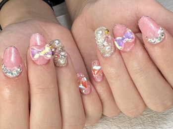 リコリコネイル(Riko Riko Nail)の写真/モテ可愛ネイルは“Riko Riko Nail”にお任せ♪ゆめかわ・ガーリー好きの心をくすぐるデザイン多数ご用意☆