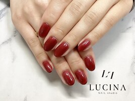 c-445 パールボルドーネイル