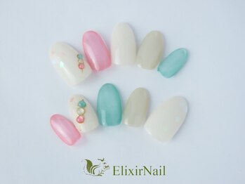 エリクサーネイル 西武新宿(Elixir Nail)/定額a シンプル/クーポン使用
