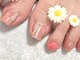 リーブル ネイル(Libre nail)の写真/サンダルの時期におすすめ◎毎月増える100種以上のサンプルから選べて、色変えも自由◎