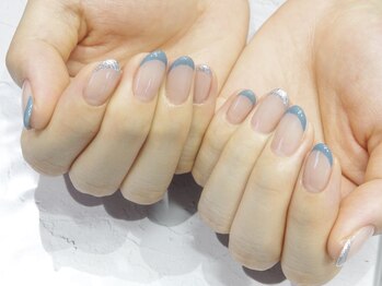 キャミ ネイル(CAMMY NAIL)/くすみカラーフレンチ