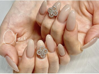 クリア(Clear)/ワンカラーとジュエリーパーツ