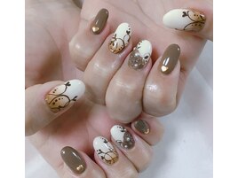 バレンタイン　ジェルネイル