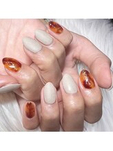 オーク アイラッシュアンドネイル たまプラーザ(OAK)/べっ甲ネイル★