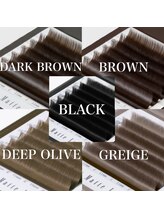 リガナッツ(Riganuts)/brown：flat lash