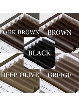 リガナッツ(Riganuts)/brown：flat lash