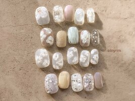 アシンメトリーニュアンスネイル