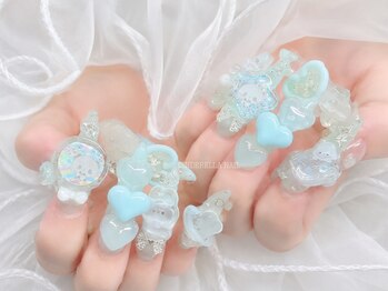 シンデレラネイル(CINDERELLA NAIL)/【チップ長さだしネイル】