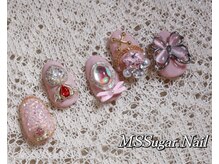 ミスシュガーネイル(MS Sugar Nail)/ジュエリー×バタフライネイル