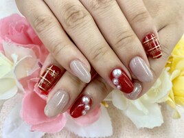 [中村]チェックネイル☆