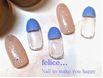 ネイルサロン フェリーチェ(felice)/【定額ネイル】¥7480