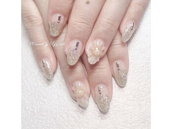 プルメリア バイ リリーズ ネイル(Plumeria By Lily's Nail)/定額アートジェルネイル¥5980～