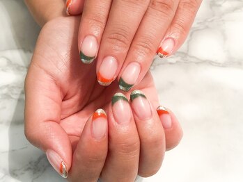 プルメリア(Plumeria)/【ハンド】ハロウィン×フレンチ