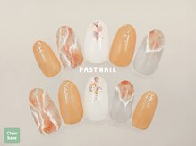 ファストネイル ロコ 志免店(FASTNAIL LOCO)/ピーチファズネイル【12169】