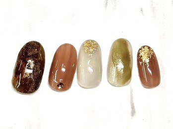 プティリボン 武蔵小金井店(PetitRibbon)/Designオーロラフィルム塗りかけ