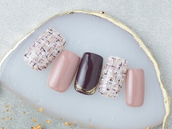 季節限定秋ネイル