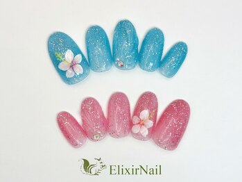 エリクサーネイル 池袋(Elixir Nail)/定額a シンプル/クーポン使用