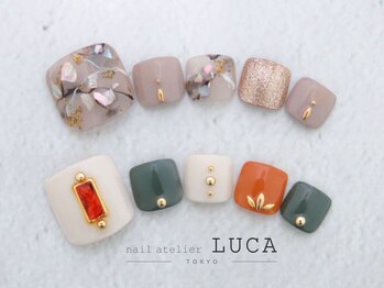 ネイルアトリエルカ(nail atelier LUCA)/L-17 シェルフットネイル