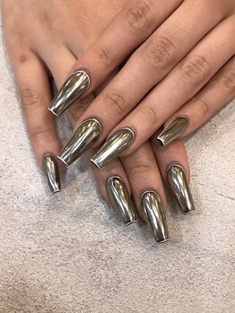 エスフィーネイルサロン ブリーユ(Esfy nailsalon Brille)/ミラーネイル
