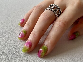 ルカ 原宿(lux)/もやもやネオンカラー