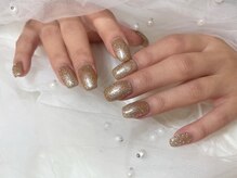 クラッシー(Classy)/シャンパンフラッシュネイル