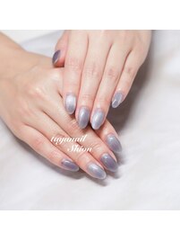 ブルーグレーネイル