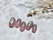 ヴィガー アンド ルックス 白金 目黒(Vigor&Looks)/キラキラネイル　ピンク