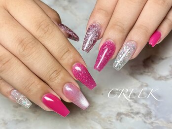 クリーク(CREEK)/ワンカラースカルプピンクMIX