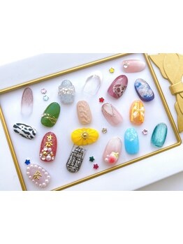 ネイル・アイメニューの同時施術が可能