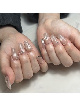 ブルー(Blue)/キルティングネイル/マグネット