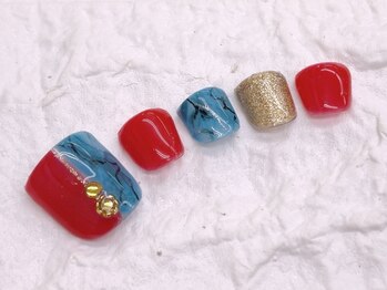 ティーエヌ 行徳駅前店/フットデザインネイル