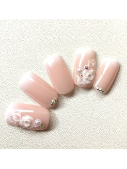 アンベリール ネイルサロンアンドスクール(embellir)/ベイビーブーマ-で花嫁ネイル
