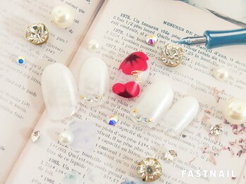 ファストネイル 立川店(FAST NAIL)/メッセージグラデネイル