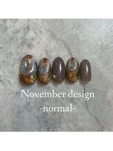 エトワールネイル 高崎筑縄町店(Etoile nail)/24年11月ノーマルハンド定額