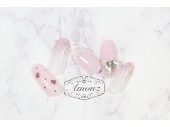 アモウズ(Amouz)/定額【テーマ:キラキラネイル】4